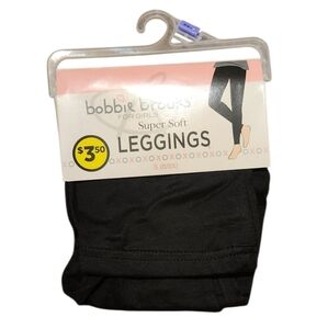 NWT Bobbie Brooks Kids Super Soft Black Leggings